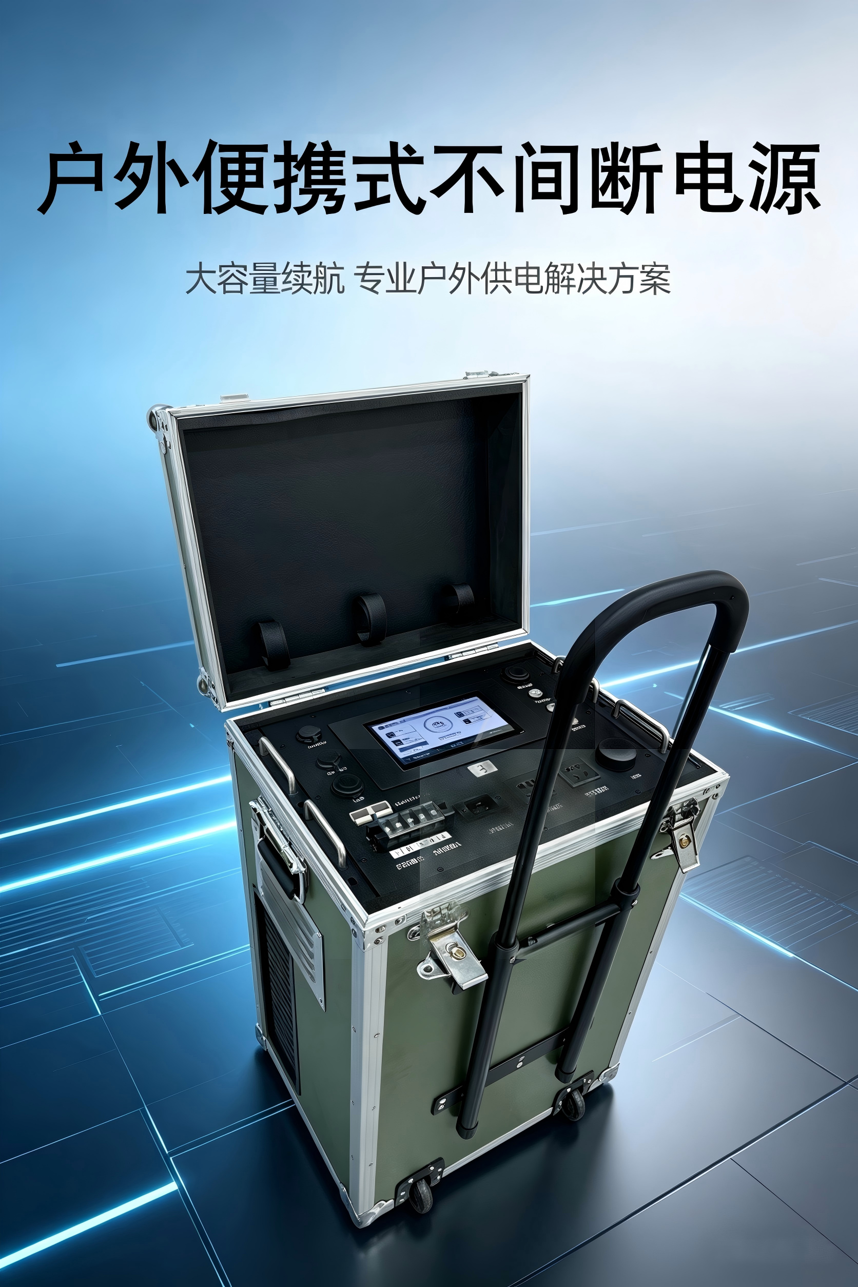 户外 / 应�?/ 工程必备�Q�定制款拉杆���q���?UPS 甉|���Q�解�?90% 用电��N���Q? style=